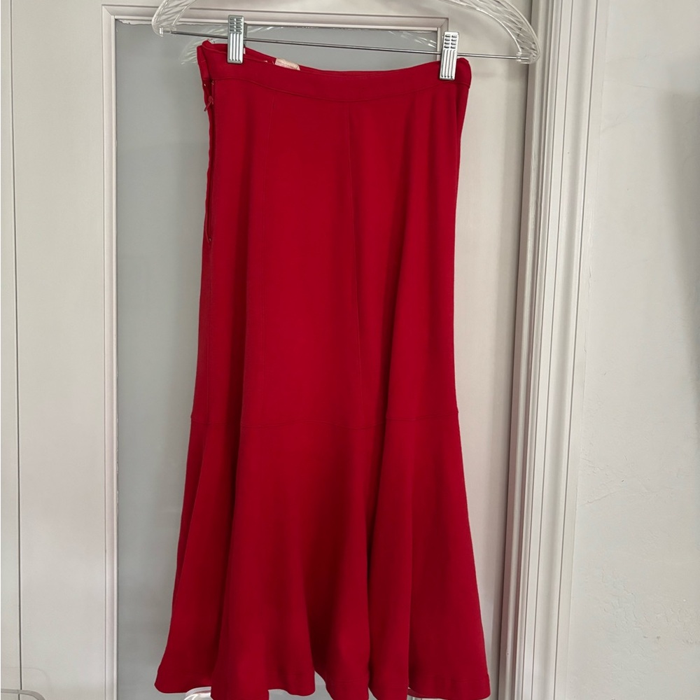 Gitano Vibrant Red A-Line Skirt